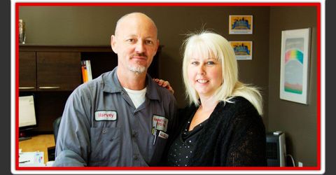 Harvey and Lisa at Harvey White Auto Glass